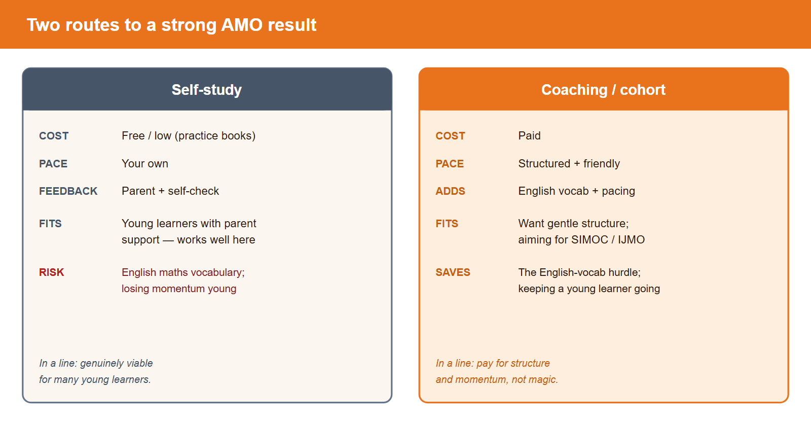 How to Prepare for AMO (American Mathematics Olympiad): Self-Study vs Coaching for Young Learners (2026)